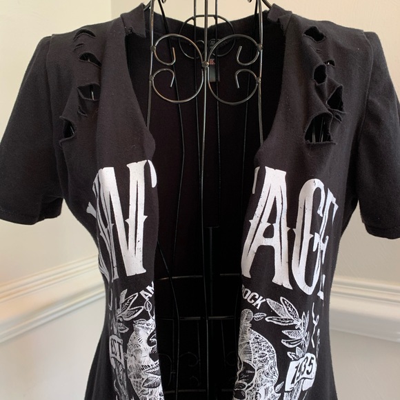 K Distressed Short Sleeve Rock and Roll Festival - Picture 3 of 16